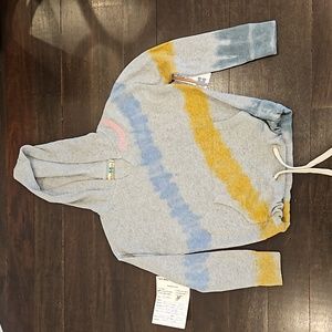 NWT GIRL'S VINTAGE HAVANA TIE DYE PULLOVER SWEATSHIRT HOODIE Sz M/10-12 $45